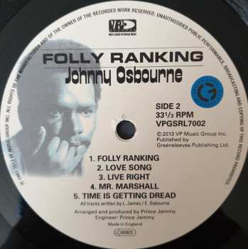 LP Johnny Osbourne: Folly Ranking 568458