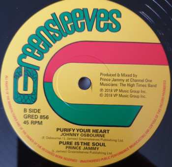 LP Johnny Osbourne: Love You Tonight / Purify Your Heart 547571