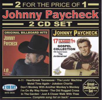 Album Johnny Paycheck: 2 For The Price Of 1: Original Billboard Hits / 17 Number 1's Gospel Collection