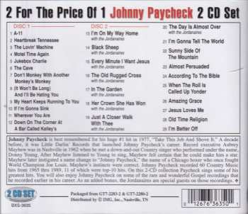 2CD Johnny Paycheck: 2 For The Price Of 1: Original Billboard Hits / 17 Number 1's Gospel Collection 593518