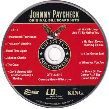 2CD Johnny Paycheck: 2 For The Price Of 1: Original Billboard Hits / 17 Number 1's Gospel Collection 593518