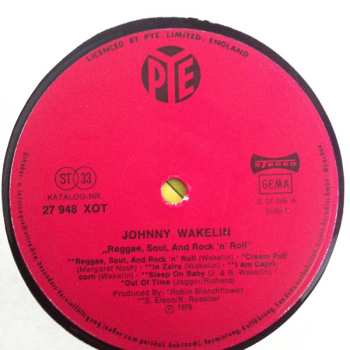 LP Johnny Wakelin: Reggae Soul & Rock 'n' Roll 543354