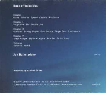 CD Jon Balke: Book Of Velocities 120470