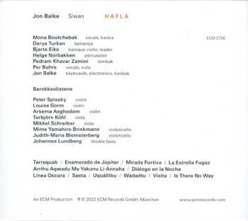 CD Jon Balke: Hafla 446740