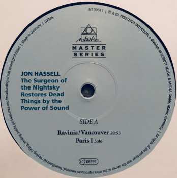 LP Jon Hassell: The Surgeon Of The Nightsky Restores Dead Things By The Power Of Sound 581044