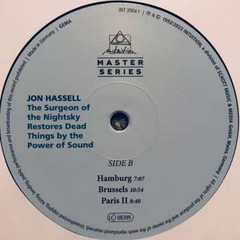 LP Jon Hassell: The Surgeon Of The Nightsky Restores Dead Things By The Power Of Sound 581044