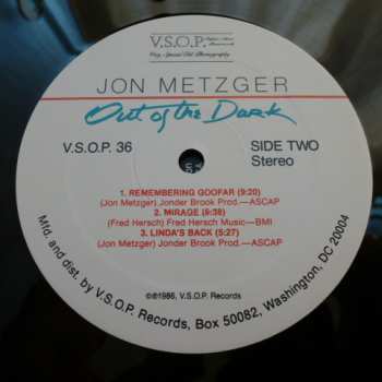 LP Jon Metzger: Out Of The Dark 591211