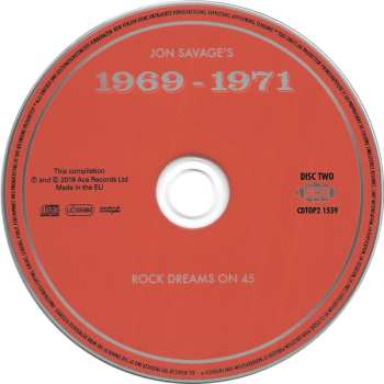 2CD Jon Savage: Jon Savage's 1969-1971 (Rock Dreams On 45) 615613