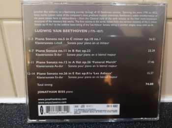 CD Jonathan Biss: Beethoven Piano Sonatas Vol.1. Nos 5,11,12 & 26 'Les Adieux' 322719