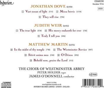 CD The Choir Of Westminster Abbey: Dove, Weir, Martin 573640