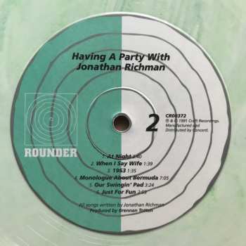 LP Jonathan Richman: Having A Party With Jonathan Richman LTD 355405