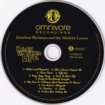 CD Jonathan Richman & The Modern Lovers: Back In Your Life 596394