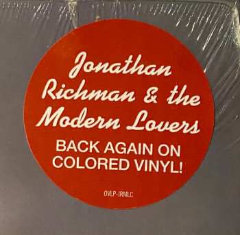 LP Jonathan Richman & The Modern Lovers: Jonathan Richman & The Modern Lovers CLR 614823