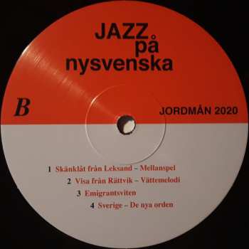 LP Jordmån: Jazz På Nysvenska 137291