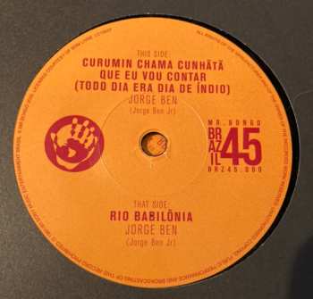 Album Jorge Ben: Curumin Chama Cunhã Tã Que Eu Vou Contar (Todo Dia Era Dia De Indio)