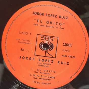 LP Jorge López Ruiz: El Grito (Suite Para Orquesta De Jazz) LTD 558620