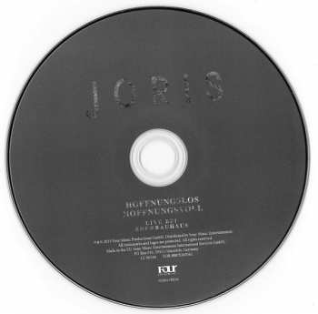 2CD Joris: Hoffnungslos Hoffnungsvoll DLX 121398