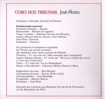 CD José Afonso: Coro Dos Tribunais DIGI 486829