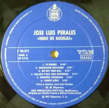 LP José Luis Perales: Nido De Águilas 606080