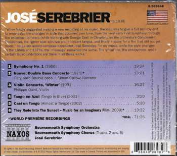 CD Jose Serebrier: Symphony No. 1 • Double Bass Concerto • Violin Concerto 571818