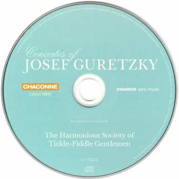 CD Josef Antonín Gurecký: Concertos Of Josef Guretzky 520024