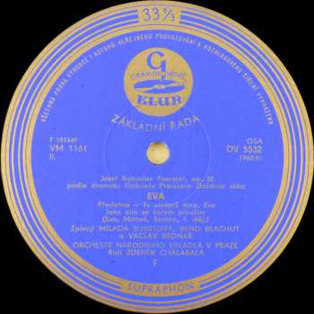 LP Josef Bohuslav Foerster: Eva 279945