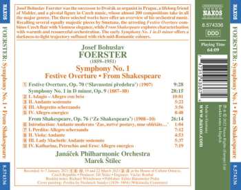 CD Josef Bohuslav Foerster: Symphony No. 1 • From Shakespeare 587547