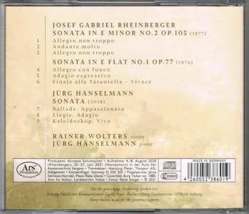 CD Josef Rheinberger: Violin Sonatas From Liechtenstein  609302