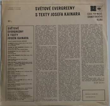 LP Josef Kainar: Světové Evergreeny S Texty Josefa Kainara 42971