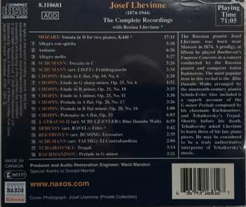 CD Josef Lhevinne: The Complete Recordings (Historical Recordings 1920-1937) 329747