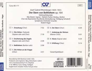 CD Josef Rheinberger: Der Stern Von Bethlehem 115580