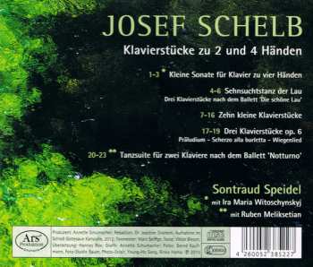 CD Josef Schelb: Klavierstücke Zu 2 Und 4 Händen 609409