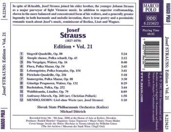 CD Josef Strauß: Josef Strauss:  Edition • Vol. 21 640136