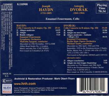 CD Antonín Dvořák: Cello Concertos 375619