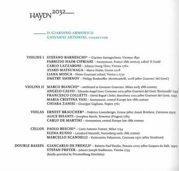 CD Joseph Haydn: Les Heures Du Jour 104314