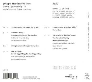 CD Joseph Haydn: String Quartets Op. 74 & Folk Music From Scotland 648358