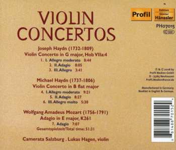 CD Wolfgang Amadeus Mozart: Violin Concertos 558765