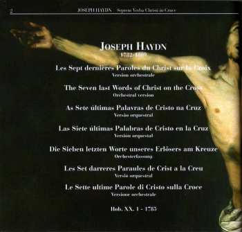 SACD Joseph Haydn: Septem Verba Christi In Cruce = Le 7 Ultime Parole di Cristo Sulla Croce (Versione Originale Per Orchestra) 648434