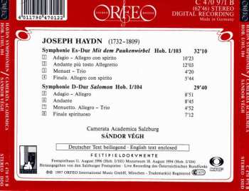 CD Joseph Haydn: Symphonien Hob. I/103 · 104 278515