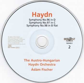 5CD Joseph Haydn: Complete London Symphonies 298552