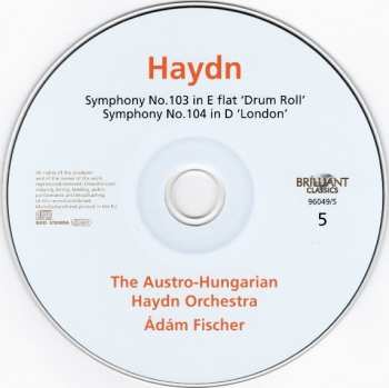 5CD Joseph Haydn: Complete London Symphonies 298552