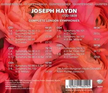 5CD Joseph Haydn: Complete London Symphonies 298552