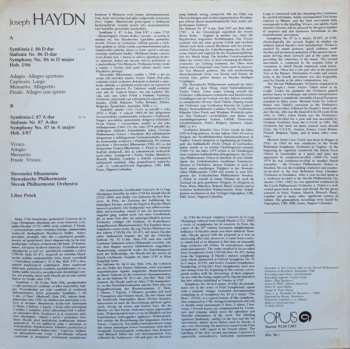 LP Joseph Haydn: Symphony No. 86 In D Major / Symphony No. 87 In A Major 568367