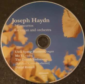 CD Joseph Haydn: 3 Concertos For Organ And Orchestra 659786