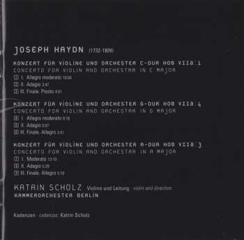 CD Joseph Haydn: Violin Concertos 317302