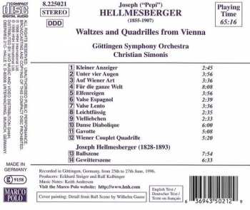 CD Göttinger Symphonie Orchester: Waltzes And Quadrilles From Vienna 123043