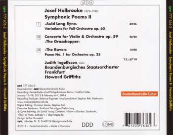 CD Joseph Holbrooke: Violin Concerto »The Grasshopper« • The Raven • Auld Lang Syne 149179