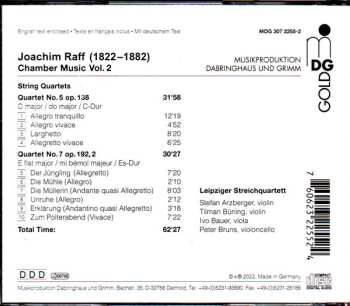 CD Joseph Joachim Raff: Chamber Music Vol. 2 - String Quartets Op. 138 & 192, 2 "Die Schöne Müllerin" 558057