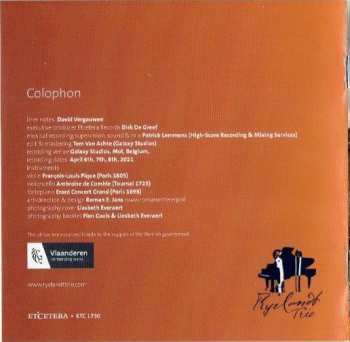 CD Ryelandt Trio: Late Romantic Piano Trios From Flanders 600508