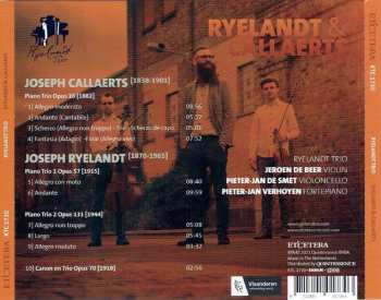 CD Ryelandt Trio: Late Romantic Piano Trios From Flanders 600508